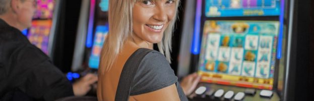 Why does the sound effect on slot machines increase the allure of gambling?